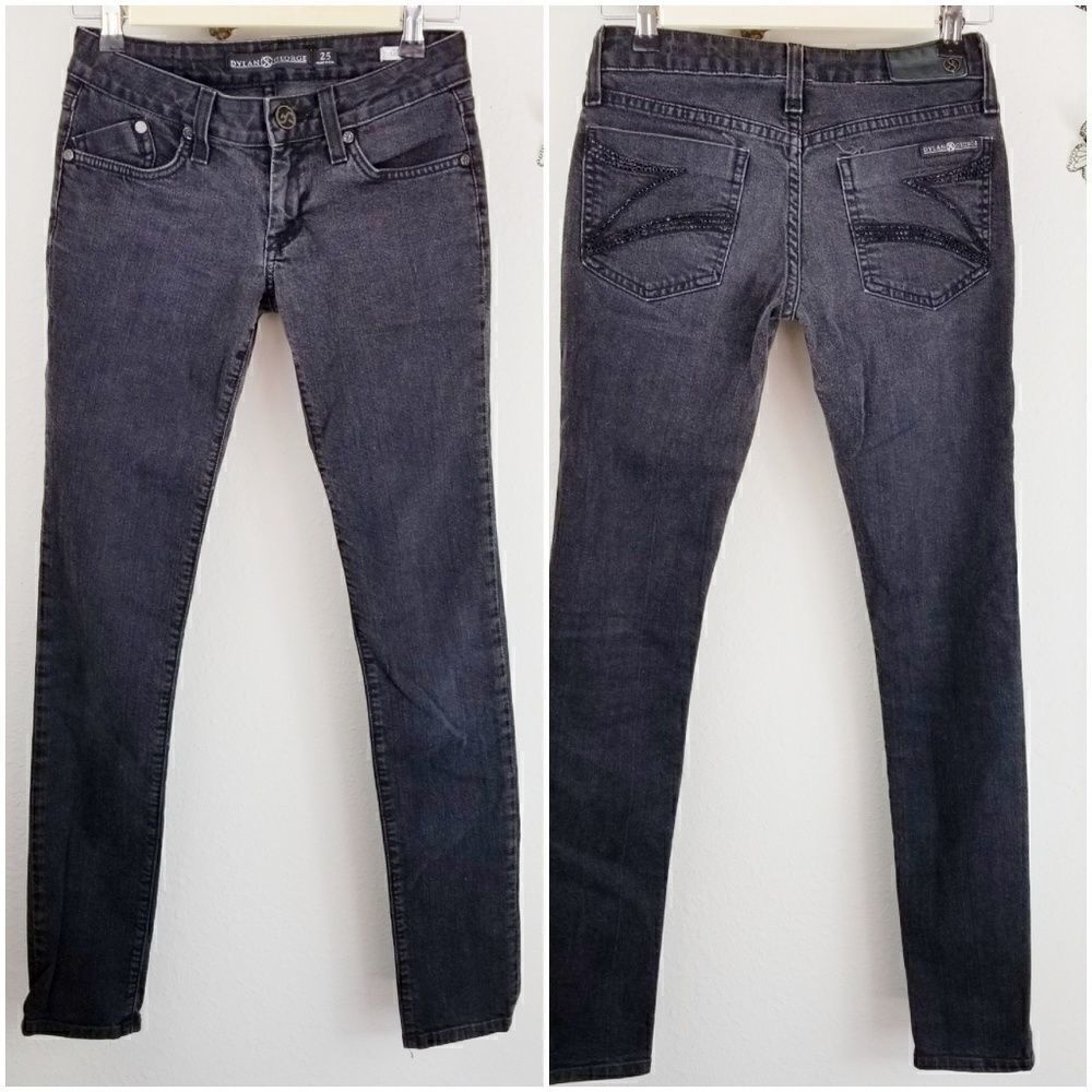 Dylan & george black skinny Jean's size 25